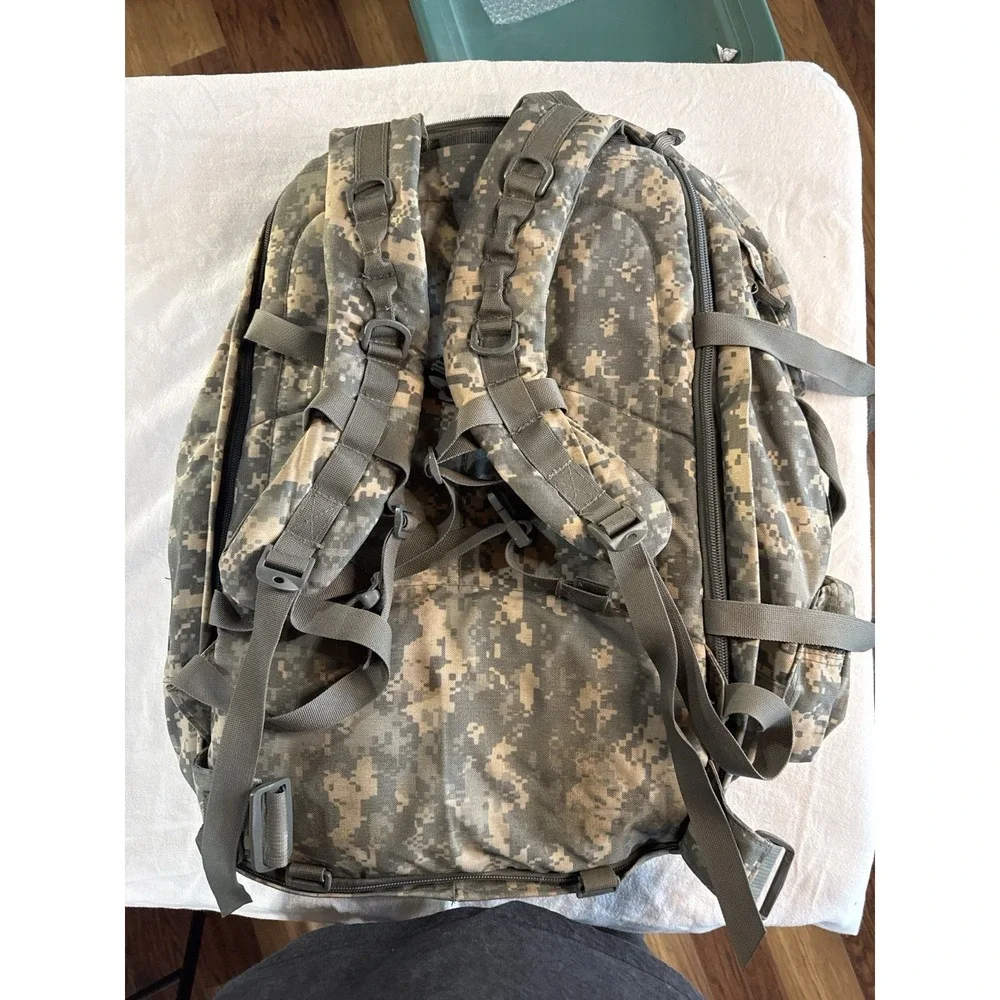 Bug Out Gear Tactical Backpack Canvas Hiking Hunting/‎ Camouflage/X Large